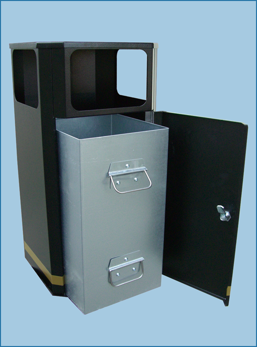 Heavy Duty Pole Bin