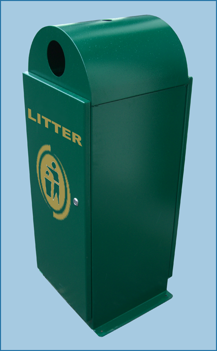 Dome Top Litter Bin