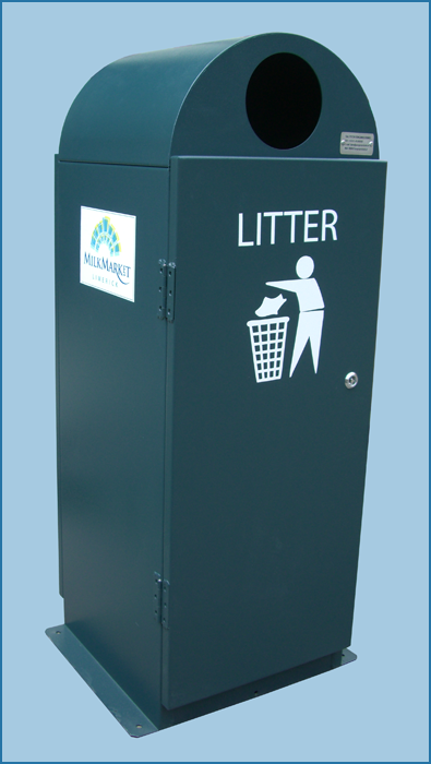 Dome Top Litter Bin 