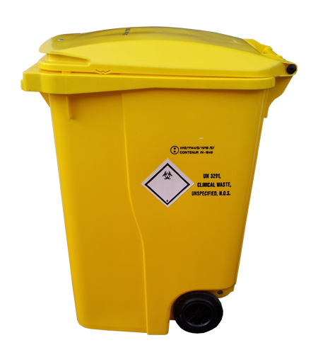 Clinical Waste 360L Wheelie Bin