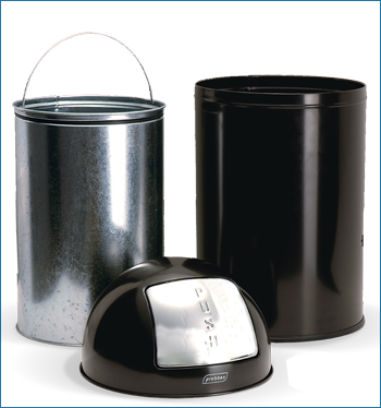 Push Bin 40L Satin Stainless