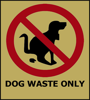 Doggy Waste Signage